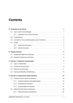 Contents
A Introduction to the Tutorial
1
A.1
How to use the Tutorial Manager . . . . . . . . . . . . . . . . . . . . . . . .
