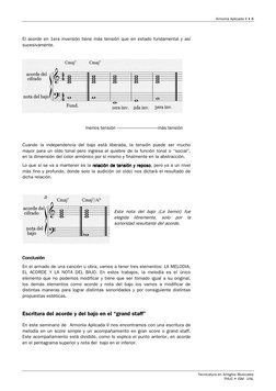Armonía Aplicada II • 8 
Tecnicatura en Arreglos Musicales 
FHUC • ISM - UNL 
 
El acorde en 1era inversión tiene más tensión