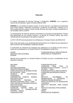 NTC 4140: Accesibilidad en Edificios | PDF | Ciencia y Tecnología ...