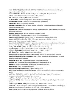 Minecraft Singleplayer Commands List | PDF | Minecraft | Computing