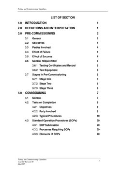 Testing and Commissioning Guidelines | PDF | Specification (Technical ...