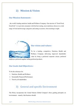 pg. 4                                                           BRCM College of Business Administration 
2) Mission & Vision