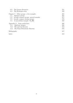 6.3.
The Larsen alternative
251
6.4.
The Hydrogen atom
259
Chapter 7.
Other groups: a few examples
267
7.1.
Algebraic groups