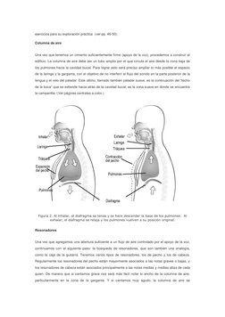 ejercicios para su exploración práctica  (ver pp. 46-50).  
Columna de aire  
Una vez que tenemos un cimiento suficientemente