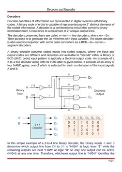 Encoders and Decoders in Digital Systems | PDF | Input/Output | Digital ...