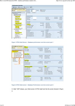 Running SAP ST04 for Database Monitoring | PDF | Sql | Oracle Database