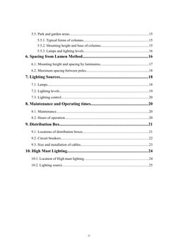 Street Light Design Standards | PDF | Street Light | Lighting