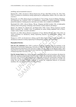 UNESCO – EOLSS
SAMPLE CHAPTERS
CIVIL ENGINEERING – Vol. II - Surface Mining Methods and Equipment - J. Yamatomi and S. Okubo