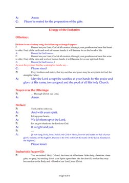 Mass Responses for Commentators | PDF | God The Father | Mass (Liturgy)