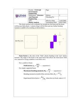 Faculty : Civil And 
Environment 
Engineering 
Page 
 
Department : Structure 
And Material 
Engineering 
Edition 
2 
Check
