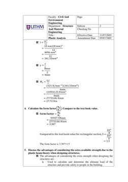 Faculty : Civil And 
Environment 
Engineering 
Page 
 
Department : Structure 
And Material 
Engineering 
Edition 
2 
Check