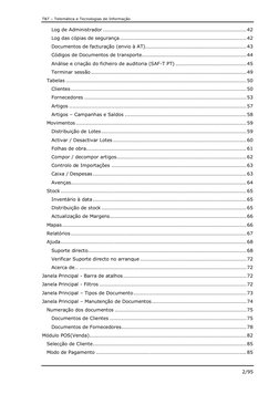 T&T – Telemática e Tecnologias de Informação 
 
2/95 
Log de Administrador ..................................................