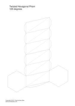 Twisted Hexagonal Prism | PDF