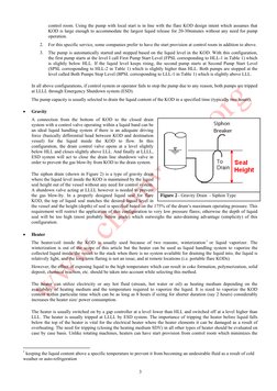 3 
 
control room. Using the pump with local start is in line with the flare KOD design intent which assumes that 
KOD is l
