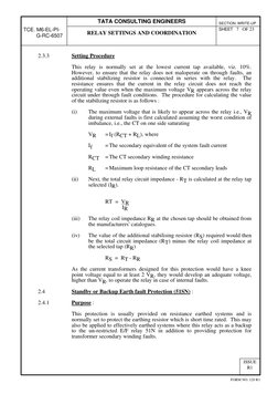 Relay Settings and Coordination Guide | PDF | Relay | Transformer