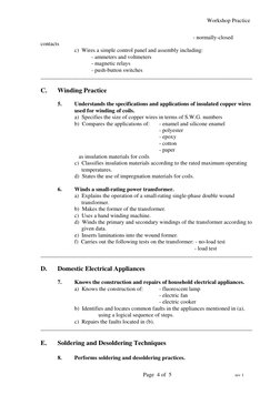 Workshop Practice 
 
 
 
 
 
 
 
 
 
- normally-closed 
contacts 
 
 
c)  Wires a simple control panel and assembly includi