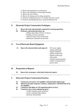 Workshop Practice 
 
Page  5 of  5 
rev 1 
 
 
a)  Knows the preparation of work pieces. 
 
 
b)  Knows the importance of t