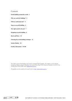 Earth Building Guidelines for Sustainability | PDF