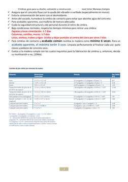 Cimbras, guía para su diseño, cotización y construcción 
José Victor Meneses Campos 
 
 
7 
 Asegura que el concreto fluye c