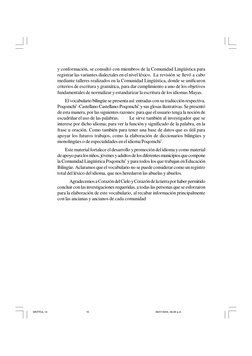 y conformación, se consultó con miembros de la Comunidad Lingüística para
registrar las variantes dialectales en el nivel léx