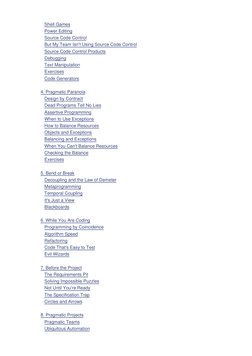 The Pragmatic Programmer | PDF
