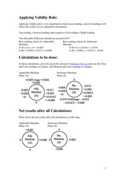 Reverse Alignment Method with Dial Indicators | PDF | Finance & Money ...