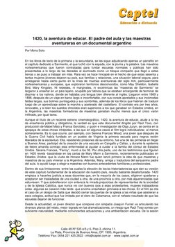 Calle 48 Nº 535 e/5 y 6, Piso 3, oficina 11.  
La Plata, Provincia de Buenos Aires, CP: 1900, Argentina.   
Teléfono/ Fax: