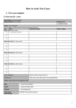Writing Effective Test Cases | PDF | Use Case | Specification ...
