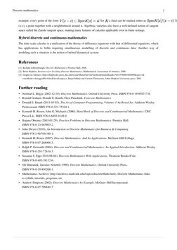 Discrete mathematics
7
example, every point of the form 
for 
a field can be studied either as 
(x-c), a point together with