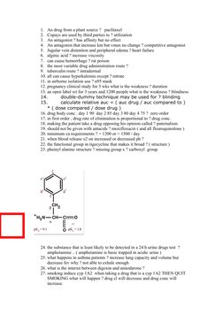 FPGEE Exam Sample Questions Overview | PDF | Drugs | Pharmacology