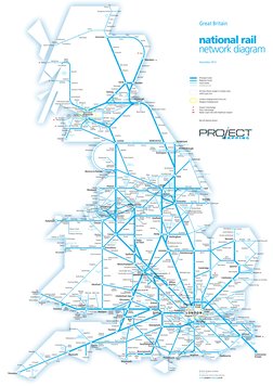 National Rail Network Diagram: Great Britain | PDF | Business | Art