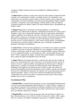 enxaquecas, fadiga e doenças nervosas como parkinson e epilepsia podem se 
manifestar. 
2. Udana Vayu movimenta o ar para cim