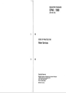 CP 48 - 1989 - Code of Practice For Water Services | PDF