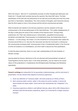 When the enquiry ' Who am I?' is persistently pursued, all other thoughts get destroyed, and 
finally the 'I' thought itself