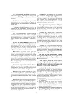 - 10 -
6º) Calificación de Servicios: Consiste en
la declaración que se hace en tal sentido en
contra de un Oficial, por medi