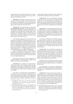 - 5 -
puede imponer, pondrá los hechos en conoci-
miento del superior inmediato para que apli-
que la sanción que proceda.
Ar