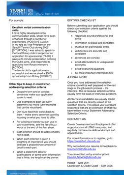 Addressing Selection Criteria | PDF | Brainstorming | Negotiation
