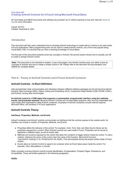 Creating ActiveX Controls in InTouch | PDF | Component Object Model ...