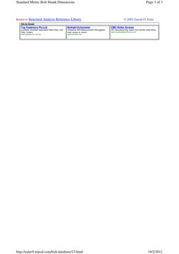 Return to Structural Analysis Reference Library.
© 2002 Garrett D. Euler
  Ads by Google
Top Fasteners Pty.Ltd 
Lockbolt, Huc