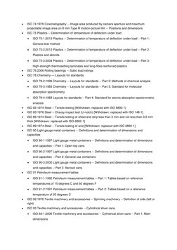  
ISO 74:1976 Cinematography -- Image area produced by camera aperture and maximum 
projectable image area on 8 mm Type R mo