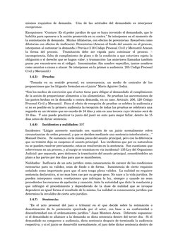 mismos   requisitos   de   demanda.     Una   de   las   actitudes   del   demandado   es   interponer 
excepciones.
Excepcio