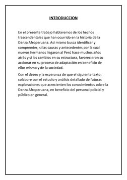 INTRODUCCION 
 
En el presente trabajo hablaremos de los hechos 
trascendentales que han ocurrido en la historia de la 
D