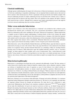 Behaviorism
5
Classical conditioning
Although operant conditioning p (http://en.wikipedia.org/w/index.php?title=Operant_condi