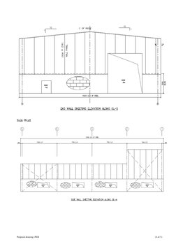 Peb Drawings.pdf PEB Structure Proposal Drawings | PDF