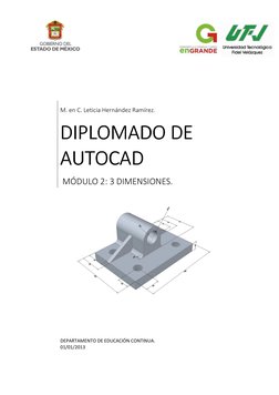 M. en C. Leticia Hernández Ramírez. 
DIPLOMADO DE 
DIPLOMADO DE 
DIPLOMADO DE 
DIPLOMADO DE 
AUTOCAD
AUTOCAD
AUTOCA