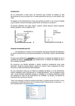 2 
 
 
Introducción.  
 
En la introducción a este curso se mencionó que cuando se trabaja en dos 
dimensiones se crea una pa