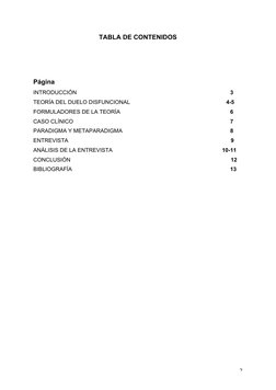  
2	  
TABLA DE CONTENIDOS 
 
 
 
 
 
 
 
 
 
 
 
 
 
        
Página 
INTRODUCCIÓN  
 
 
 
 
 
 
 
 
3 
TEORÍA DEL DUELO