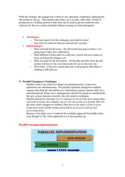 System Changeover Strategies Explained | PDF | Computer Engineering ...