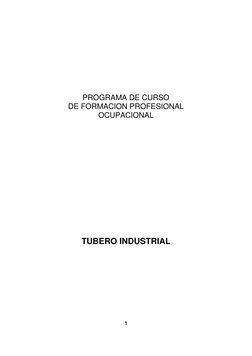 1 
 
 
 
 
 
 
 
 
 
 
PROGRAMA DE CURSO 
DE FORMACION PROFESIONAL 
OCUPACIONAL 
 
 
 
 
 
 
 
 
 
 
 
 
 
 
 
 
 
 
 
TU