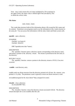 CS 2257 - Operating Systems Laboratory
     Note:  since wait() returns the exit status multiplied by 256 (contained in